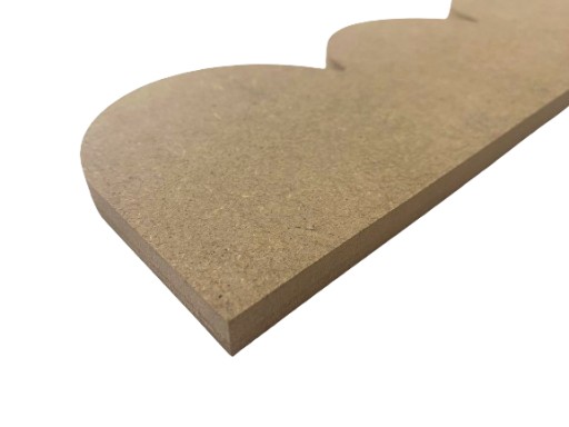 Ozdobný volán 30 cm MDF 10 mm do detskej izby