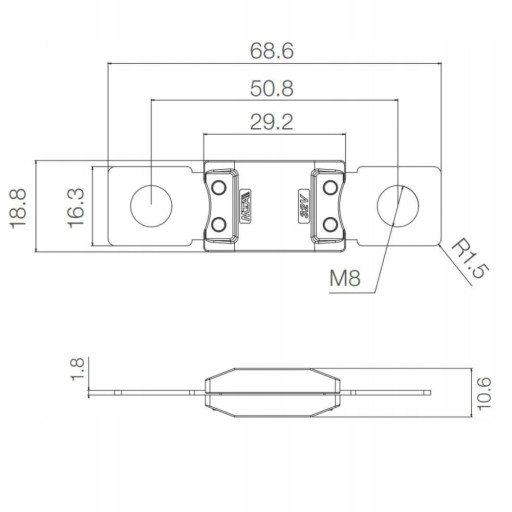 Poistka MegaVal 225A
