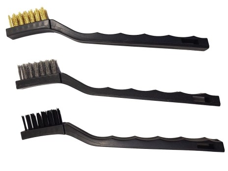 DRÔTENÉ KEFE OCELOVÁ MOSADZ NYLON SET