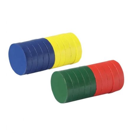 FAREBNÉ MAGNETY 15MM 40 KS FANDY
