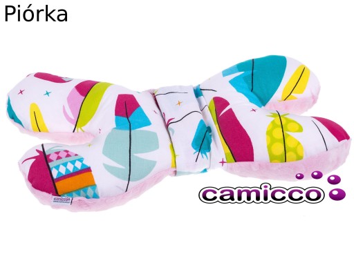 Protišokový VANKÚŠ MINKY BUTTERFLY na cestovanie HIT