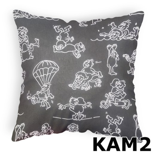 Obliečka na vankúš 40x40 - vzor KAMASUTRA Dar