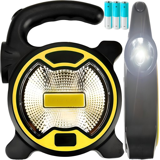 VÝKONNÁ COB LED DIELENSKÁ LAMPA S RÚČKOU