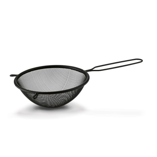 KUCHYNSKÉ SITKO okrúhle s rúčkou, KOVOVÉ SITKO na múku, práškový cukor, 16 cm