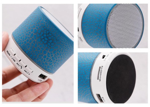 PRENOSNÝ REPRODUKTOR NA BATÉRIU MP3 FM RÁDIO SD USB LED PODSVIETENIE