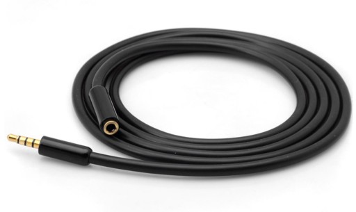 MINI JACK AUX AUDIO PREDLŽOVACÍ KÁBEL ZLATÝ HQ 2M