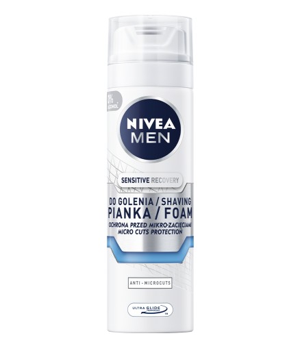 NIVEA PENA NA HOLENIE PRE MUŽOV 200ML SENSITIVE REGENE