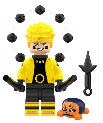 Naruto blokuje figúrku Hiruzen Sarutobi