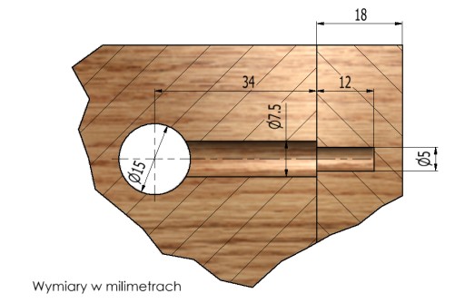 50x Excentrický nábytkový konektor + 18mm plochý kolík