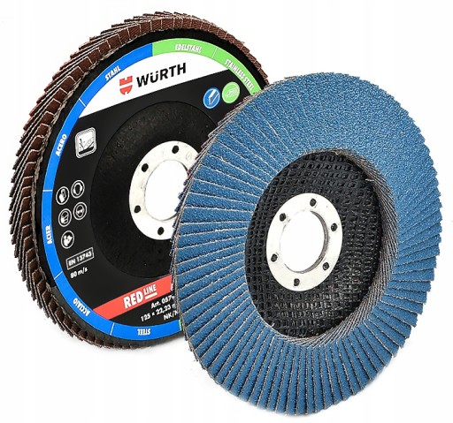 KLAPKOVÝ DISK D125 G80 OTVORENÝ 22,23MM WURTH