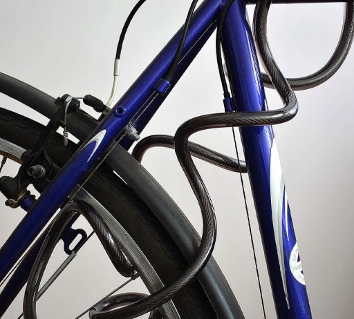ZÁMOK BEZPEČNOSTNÝ ZÁMEK NA BICYKEL 45 CM