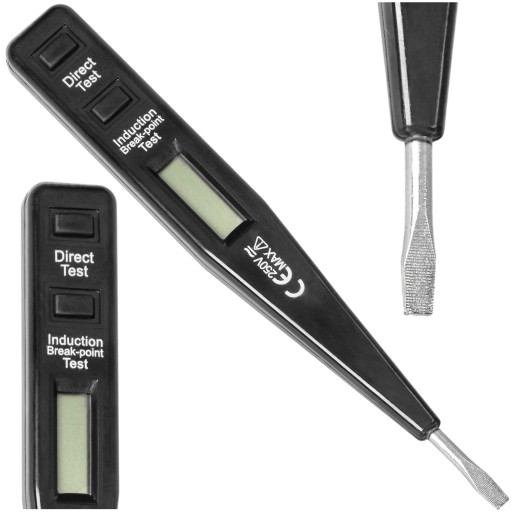 TESTER SKÚŠKA PRÚDU 12-250V SKRUTKOVAČ