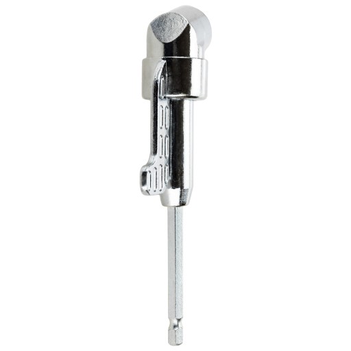 Uhlový adaptér s predĺžením pre skrutkovač, HEX nástrčná násada, 1/4'' kľúč