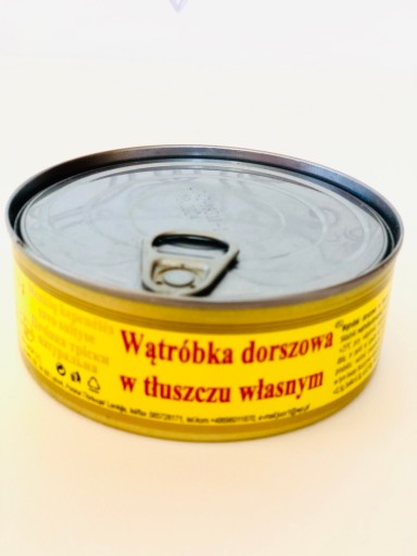 Konzervovaná tresčia pečeň 240 g.