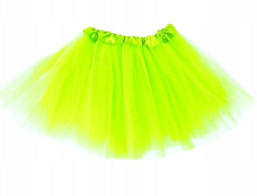 SUKŇA TUTU limetková tanečnica baletný kostým tylový kostým 30 cm maškarné šaty