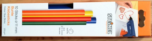 STEINEL farebné lepiace tyčinky 11 mm 10 ks 250 g