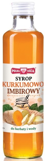 SIRUP KURKUMA A ZÁZVOR 250 ml - POĽSKÁ RUŽA