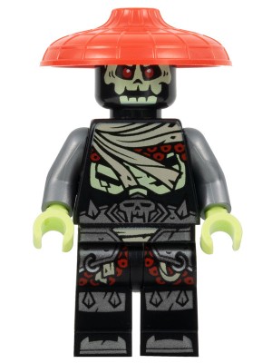 njo798 LEGO Ninjago Bone Guard figúrka + katana