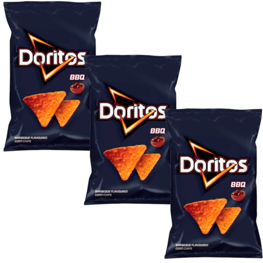 Doritos BBQ chrumky Corn Nachos 3x 100g