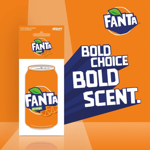 Prívesok vône do auta FANTA v tvare plechovky