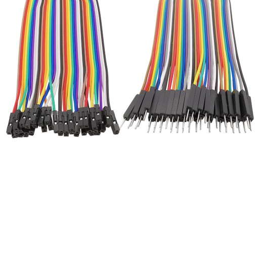 PÁNSKE-DÁMSKE SPÚŠŤACIE KÁBLE 10CM 40KS ARDUINO