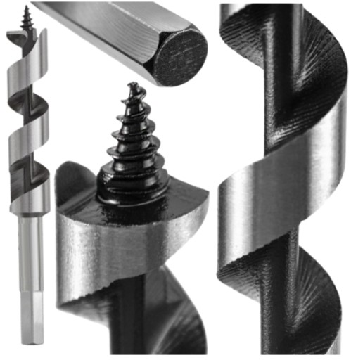 VRTÁK NA DREVO VRTÁK VŔTAČKA NA DREVO 6x150mm SKRUTKOVÝ VŔTAČ NA DREVO