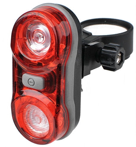 Batérie zadného svetla na bicykel JY-596 2x0,5W 17 LM