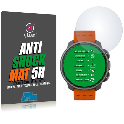 Glaser Anti-Shock MAT 5H Suunto VERTICAL Antireflexná ochranná fólia