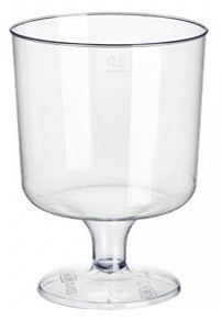 Plastové poháre na víno Dezertný pohár 200ml REUSE 10 ks