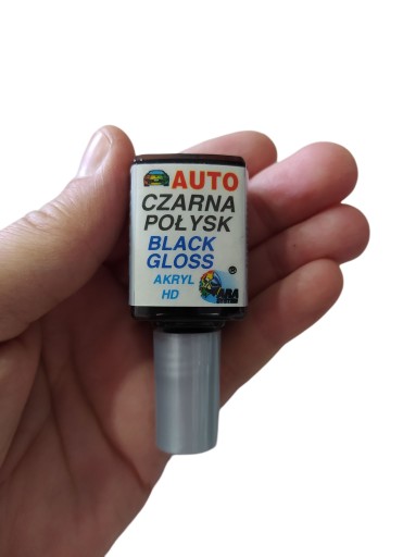 AKRYLÁTOVÁ FARBA 10 ML NA ŠKRABANINY A ODTEČINKY ČIERNY LESK