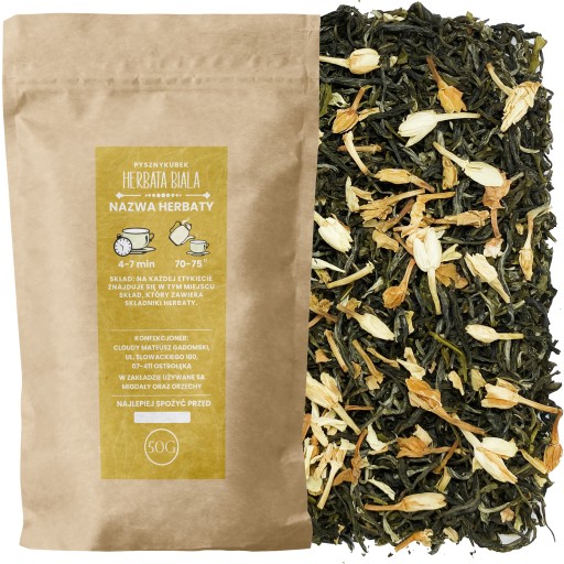 FUJIAN WHITE JASMINE Biely čaj 50G jazmín
