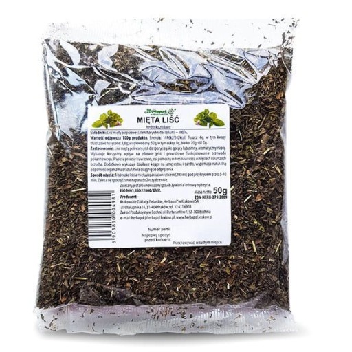 Herbapol Krakov, lístky mäty, 50 g