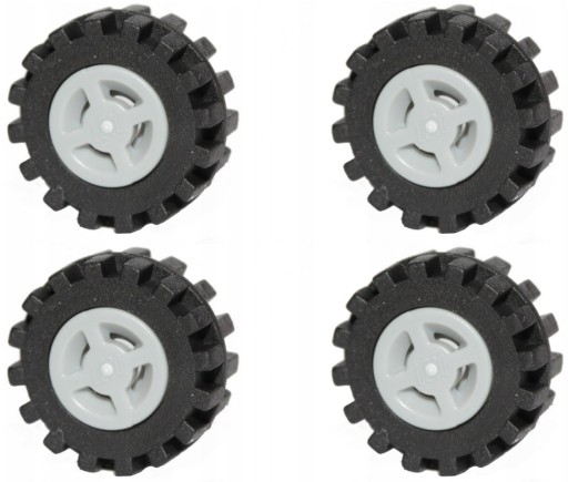 LEGO Koleso s pneumatikou 15mmx6mm 4624 4211506 87414 457867 4 kusy 34337c02