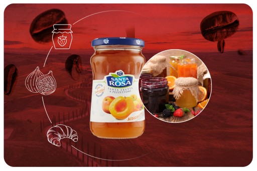 Santa Rosa Albicocche taliansky džem s marhuľovou príchuťou 350g