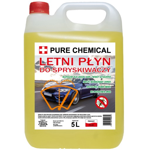 SUMMER FLUID WASHER FLUID 5L citrónová vôňa