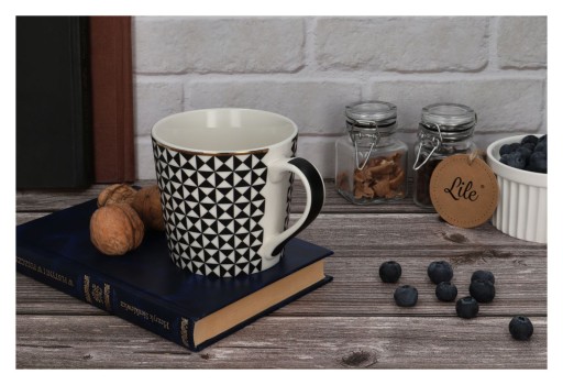 Veľký porcelánový hrnček na kávu, vianočný darčekový box pre dievča