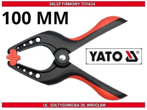 YATO PRUŽINOVÁ SVORKA SILNÁ MALÝ 100mm YT-64270