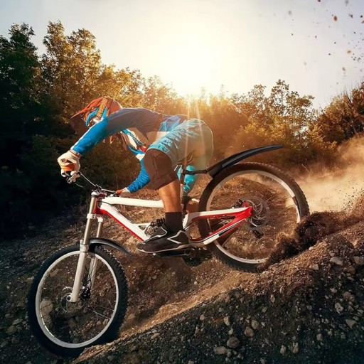 SET BLATNÍKOV PREDNÝ ZADNÝ MTB BICYKEL 24-29 palcový ČIERNA