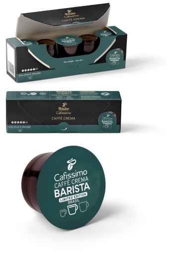 Tchibo Cafissimo Crema Barista Brasil kapsuly 10 kusov Limitovaná edícia