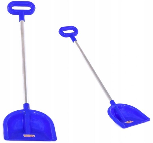 Polesie LARGE pevná hliníková lopatka 71cm lopatka na piesok 39798 Modrá