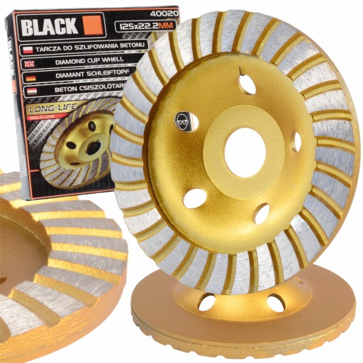 DIAMANTOVÝ POHÁR DISK 125 x 22 TURBO