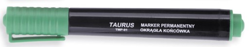 Permanentný okrúhly popisovač TAURUS 9001A zelený