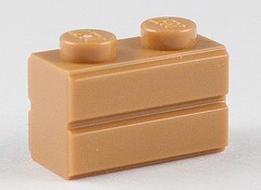 LEGO Brick Brick Murek Medium Nougat 98283 50 ks.