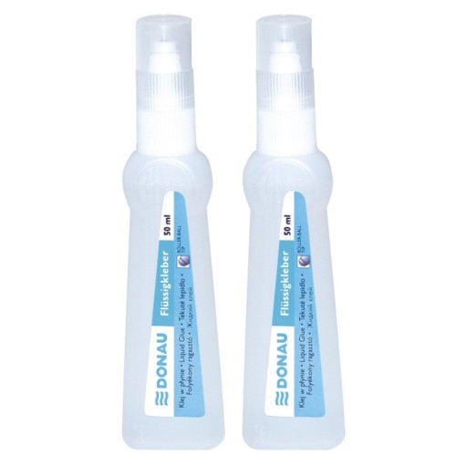 DONAU Roller tekuté lepidlo, s kovovým hrotom, 50ml - sada 2 ks