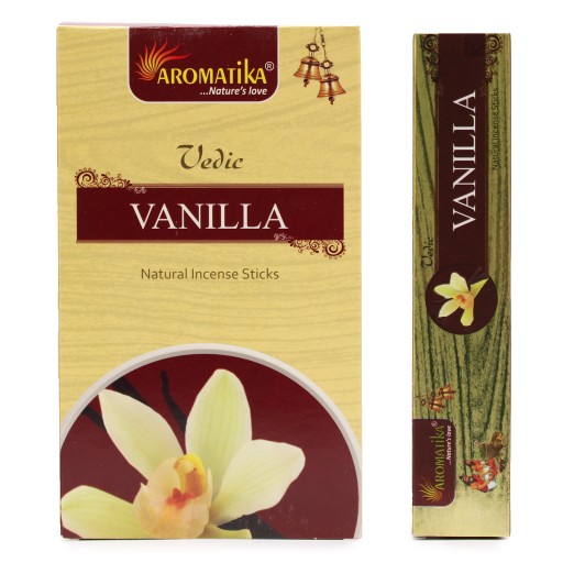 Indické védske vonné tyčinky Vanilka 15g