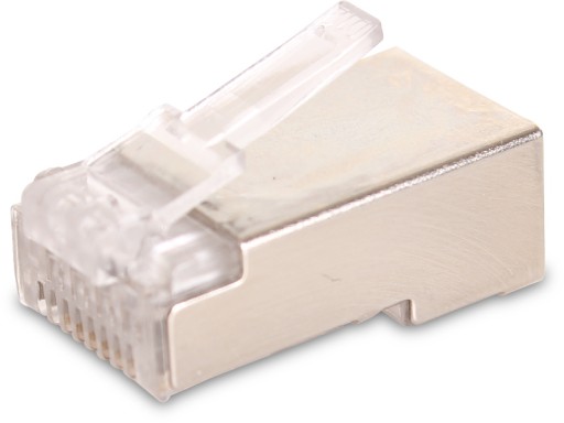 SIEŤOVÁ ZÁSTRČKA GETFORT RJ45, CAT.5E, tienená