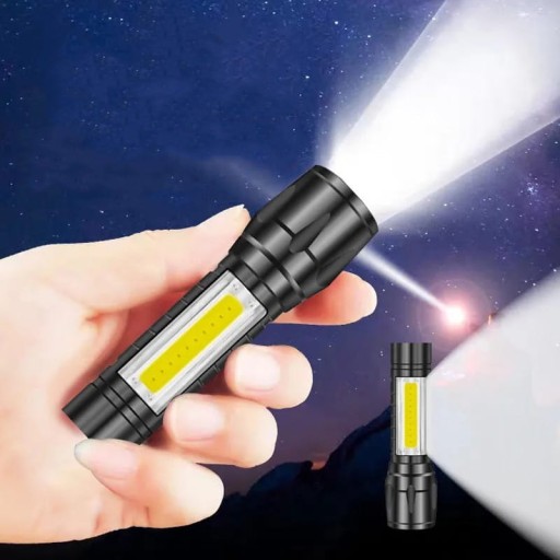 MINI CREE COB USB TAKTICKÉ VRECKOVÉ SVETLO
