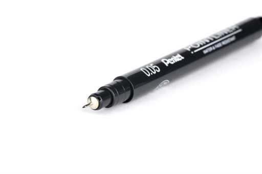 Pointliner - Pentel - sépia, 0,5 mm