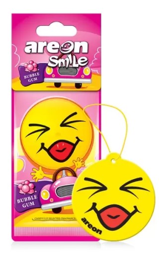 Vôňa do auta AREON DRY SMILE BUBBLE GUM