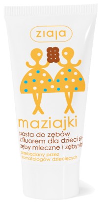 Zubná pasta ZIAJA pre deti, vanilkový koláč